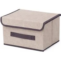 Agger Aufbewahrungsbox Aufbewahrungsdose Aufbewahrungstasche mit Decke, klappbar, Stoffboxen, Aufbewahrung, Organizer, für Kleiderschrank