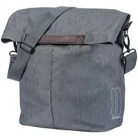 Basil Fahrradtasche Basil Shoppertasche City grey melee 14 bis 16l Hook On System