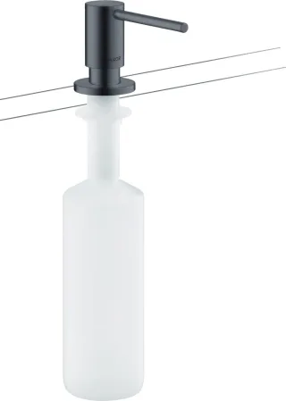 Hansgrohe Spülmittelspender Axor Uno Brushed Black Chrome 42818340