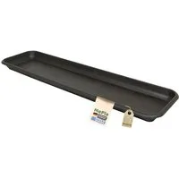 Heimwerkercenter Balkonkasten MePla Untersetzer Balcony Standard L 38cm, B 15,8cm, Braun, Kunstoff