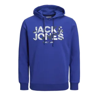 HERREN HOODIE JWHJAMES SWEAT HOOD (12266189-BLU)