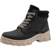 Tamaris TOUCH-IT, Removable Sock mit Reißverschluss Schnürstiefelette TOUCH-IT