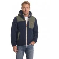 Geographical Norway Fleecejacke Herren Fleecejacke – Weiche Teddyfleece (1-St) Übergangsjacke für Outdoor, Freizeit & Alltag