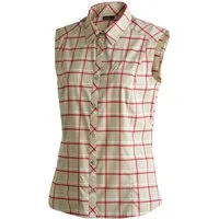 Maier Sports Funktionsbluse Sana sleeveless ärmellose Damen Bluse, sommerliches Blusen-Shirt, Karobluse, Reg. Fit