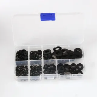 250PCS Nylon Gasket M2 M2.5 M3 M4 M5 M6 M8High Temperature Insulating Plastic Gasket