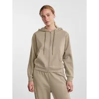pieces Kapuzensweatshirt PCCHILLI LS ZIP HOODIE NOOS BC Baumwollmischung, regular fit