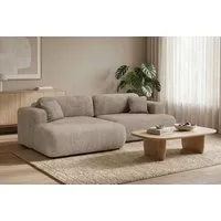 OTTO home Ecksofa VEEVIA L-Form, Schlafsofa, Verlässliche Qualität, Breite 256cm, mit Bettkasten, belastbar bis 480kg, inklusive Rücken- und Zierkissen