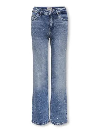 KIDS ONLY - KOGJUICY RHS WIDE LEG DNM CRO557 NOOS Medium Blue Denim - Gr. - 152