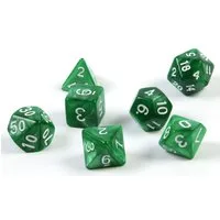 SHIBBY Spielesammlung 7 polyedrische DND Würfel für Rollen- und Tabletopspielemit Beutel