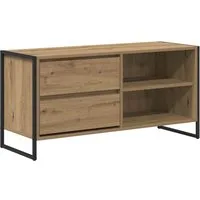 vidaXL TV-Schrank TV-Schränk 100 x 36 x 49,5 cm Kunsthandwerk Eiche Holzwerkstoff (1-St)