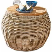 Mirabeau Gartentisch Beistelltisch Sartrouville braun