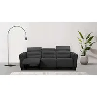OTTO home 3-Sitzer Carpari Webstoff, 224 cm, man./elektr. Relaxfunktion, (USB A/C), sowie Kopfteilverstellung