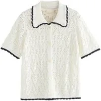LAURA ASHLEY Poloshirt Laura Ashley Durchgeknöpftes Polo-Shirt (1-tlg)