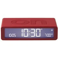 Lexon Quarzwecker LR157R4 Digital Flip Classic Rot