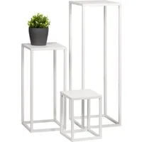 bremermann Blumenhocker 3er-Set, Metall-Blumenhocker, Blumensäule