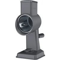 zyliss Trommelreibe Gourmet, Aluminium, für ein komfortables Reiben, Schneiden, Hacken