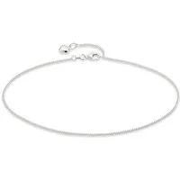 Bruno Banani Fußkette Schmuck Geschenk Silber 925 Körperschmuck Panzerkette Herz, Made in Germany