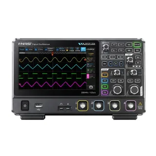 FNIRSI DPOF1204 Digital Fluorescence Oscilloscope 4 Channel 200MHz 1GSa/s 14Mpts Memory Depth 7-Inch Touchscreen With Se