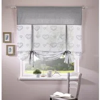 OTTO home Gardine Louis (1 St), Stangendurchzug, halbtransparent, halbtransparent, einseitig bedruckt