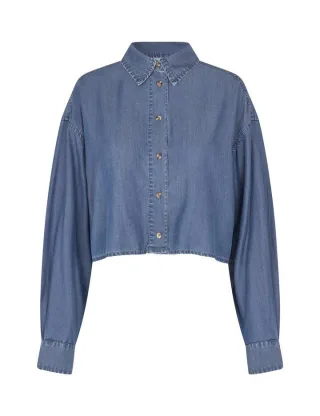 mbym - Bluse - Emele-M blau - Gr. - S