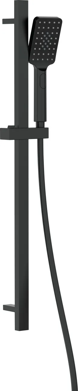 Neuesbad Serie 100 Brauseset mit 3 Strahlarten, Oberfläche: schwarz matt NB1DENGA_N52K1
