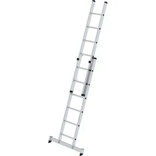 Munk Sprossen-Schiebeleiter 2-teilig mit nivello®-Traverse - 020406