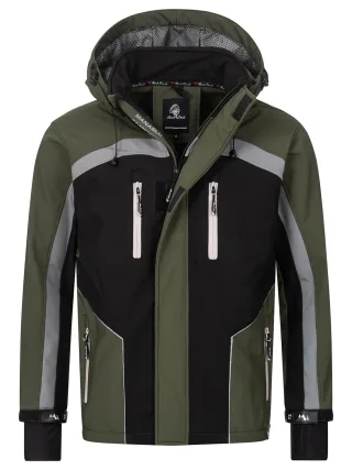 Rock Creek Softshelljacke Dunkelgrün