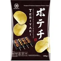 Koikeya Knabberei, Koikeya Kartoffelchips mit Teriyaki Geschmack Original Japanisch 100g