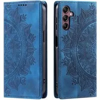 CoverKingz Handyhülle Hülle für Samsung Galaxy S24 FE Handyhülle Flip Case Cover Tasche 17,0 cm (6,7 Zoll), Mandala