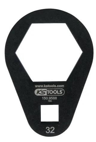 KS Tools 3/8" Einsteck-Ringschlüssel, extra flach - 150.9588