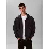 Calvin Klein Jeans Kapuzensweatshirt LS EU 350TERRY MONOGRAM FZ HOODI Mit Rundhalsausschnitt, regular fit