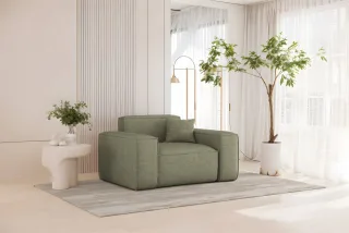 Sessel Designersessel CELES PREMIUM in Stoff Artico Grün