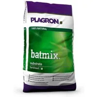 Plagron Pflanzerde Bat Mix - Organische Premium Pflanzenerde Sack, mit Organisch vorgedüngt, 50 Liter