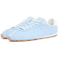 Tommy Hilfiger TH BELLA LOW RUNNER SUEDE Sneaker Halbschuh, Schnürer, Freizeitschuh mit kontrastfarbenem Fersenbesatz