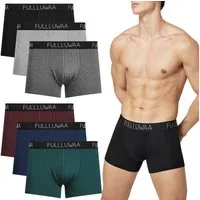 Fullluwaa Boxershorts Herren 6er Pack, Retroshorts aus Baumwolle in S, M, L, XL, 2XL, 3XL (6-St)