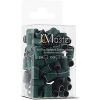 JCMaster Maniküre-Pediküre-Set, 100x Nagelfräser Schleifhülsen 240 Schleifband