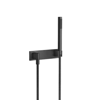 Dornbracht Schlauchbrausegarnitur mit Abdeckplatte SERIENSPEZIFISCH 27818980 Schwarz matt 27818980-33