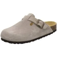AFS-Schuhe 290074 Clogs Pantolette für Damen aus Leder mit Fußbett, Hausschuhe Made in Germany