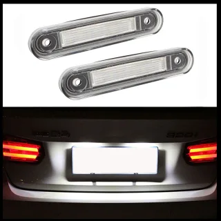 2x LED Kennzeichenbeleuchtung 2x 18 SMD für Mercedes W201 E190 W202 W124