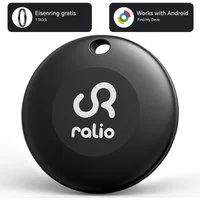 Ralio Bluetooth Tracker Android, kompatibel mit Google Find My Device GPS-Tracker (Smart Tag ohne Abo, für Schlüssel, Geldbörse, Tasche, Rucksack,Fahrrad)