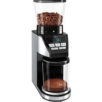Melitta Kaffeemühle Calibra 1027-01 schwarz-Edelstahl, 160 W, Kegelmahlwerk, 375 g Bohnenbehälter