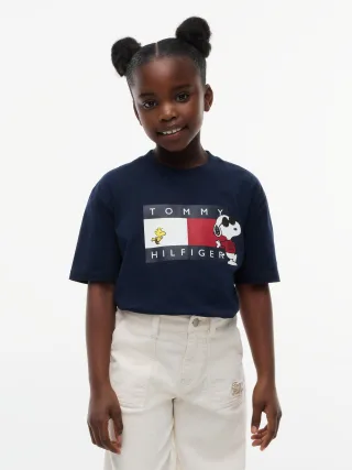 PEANUTS GRAPHIC TEE SS Dark Blue - Gr. - 10