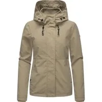 Ragwear Outdoorjacke Sunniva B Übergangsjacke wasserdicht mit feiner Rillenstruktur