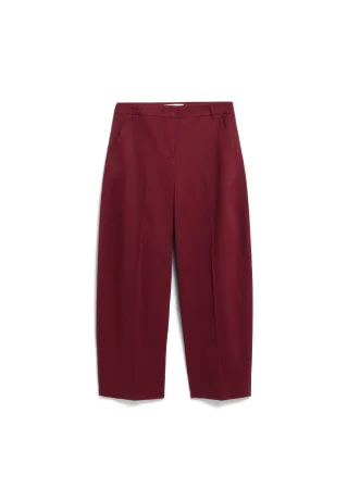 Armedangels - BARREL LEG TWILL PANT velvet red - Gr. - XS
