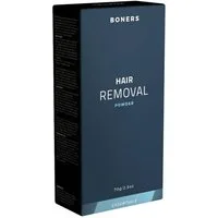 Boners Enthaarungscreme Hair Removal Powder, Packung mit 70g, 1 St., Enthaarungspulver für Männer, schnelle und einfache Anwendung, geeignet für alle Körperteile