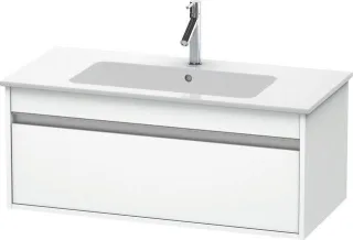 Duravit Ketho Waschtischunterbau wandhängend Weiß Matt 1000x475x410 mm - KT642001818 KT642001818