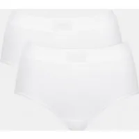 sloggi Maxislip Double Comfort T (2er Pack) extra weich, hoher Sitz, niedriger Beinausschnitt
