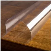 laro Tischdecke 0,30 mm Tischfolie Tischdecke Durchsichtig Transparent Abwaschbar