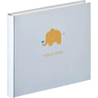 Walther Baby Animal blau 25x28 50 weiße Seiten / Elefant UK148L