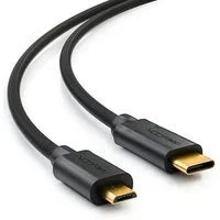 deleyCON deleyCON 1,5m USB C Kabel Datenkabel Ladekabel USB 2.0 micro USB zu Smartphone-Kabel